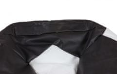 Aga Kavč vreča BALL XXXL bela - črna + naslon za noge