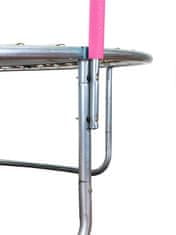 Aga Sport Fit Trampolin 366 cm Pink + notranja zaščitna mreža
