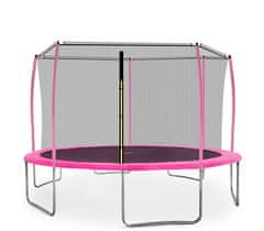 Aga Sport Fit Trampolin 430 cm Pink + notranja zaščitna mreža
