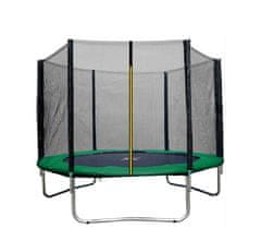 Aga Sport UNI Trampolin 305 cm Temno Zelena + zaščitna mreža + lestev