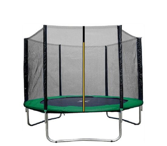 Aga Sport UNI Trampolin 305 cm Temno Zelena + zaščitna mreža + lestev