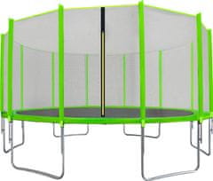 aGa SPORT TOP Trampolin 500 cm Svetlo zelena + zaščitna mreža