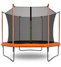 Aga Sport Fit Trampolin 180 cm Oranžna + notranja zaščitna mreža