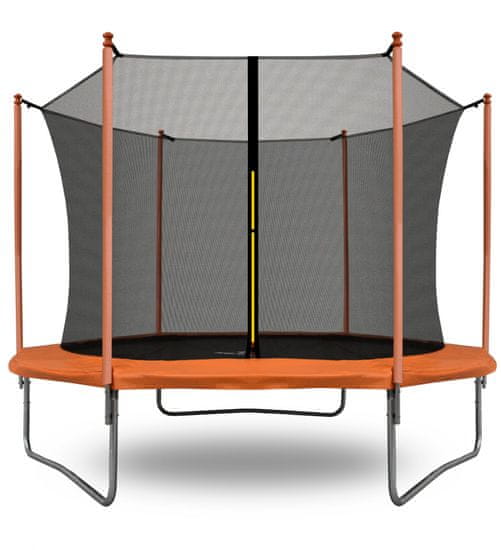 Aga Sport Fit Trampolin 180 cm Oranžna + notranja zaščitna mreža