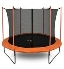 Aga Sport Fit Trampolin 180 cm Oranžna + notranja zaščitna mreža