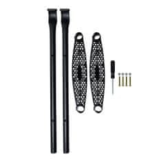 Aga Lestev za trampolin 180 - 250 cm Črna