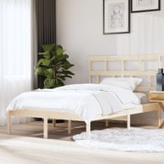 Vidaxl Posteljni okvir iz trdnega lesa 150x200 cm 5FT