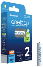 Panasonic Eneloop AAA baterije, 2 kosa (BK-4MCDE/2BE)