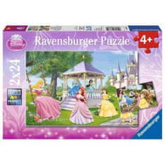 Ravensburger sestavljanka Princese se zabavajo, 2 x 24 delčkov