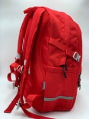 Klarion Praktična ergonomska rdeča šolska torba Eva