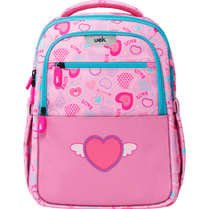 Klarion Čudovita ergonomska roza šolska torba Amálka - komplet