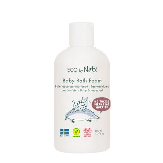 Naty Nature Babycare ECO otroška pena za kopel 200 ml