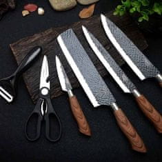 Nostimo Komplet kuhinjskih nožev iz nerjavečega jekla Jerome
