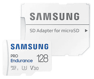 >Samsung PRO Endurance micro SDXC