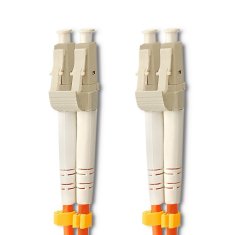 Qoltec povezovalni kabel iz optičnih vlaken lc/upc - lc/upc | multimode | 50/125 | om2 | duplex | 50m