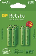 GP Batteries ReCyko 1000 AAA akumulatorska baterija (HR03) 4+2PP