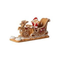 Villeroy & Boch Božični okrasni svečnik iz kolekcije WINTER BAKERY DECORATION Gingerbread sled +
