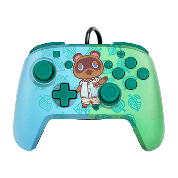 PDP Faceoff Deluxe+ Audio Wired Controller Animal Crossing žični plošček