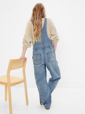 Gap Jeans hlače s laclem loose overal Washwell XS