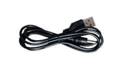 Malatec Velika 4v1 USB LED digitalna budilka z termometrom in ogledalom črna