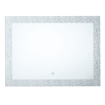 Beliani Stensko ogledalo z osvetlitvijo LED 60 x 80 cm NEXON