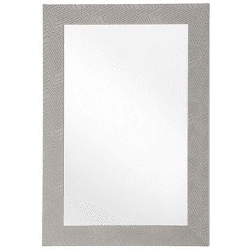 Beliani Stensko ogledalo 60 x 91 cm sivo NEVEZ