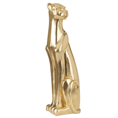 Beliani Dekorativna figurica leoparda zlata SPHYNX