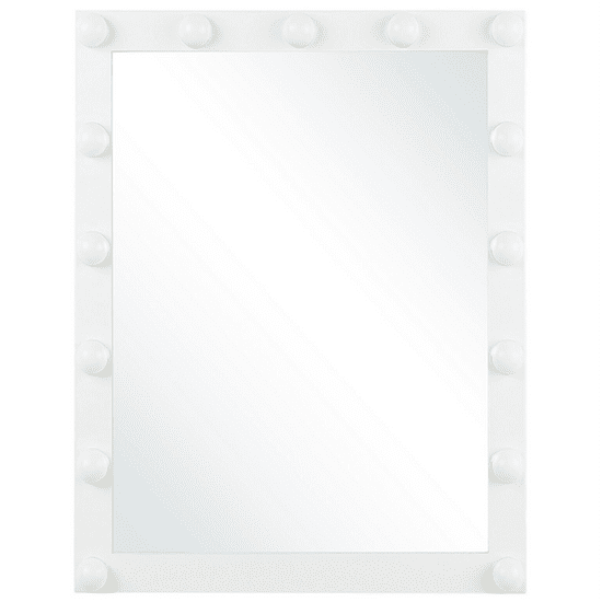 Beliani Stensko ogledalo LED 50 x 60 cm belo ODENAS