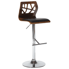 Beliani Sodoben barski stolček z geometrijskim vzorcem PETERSBURG