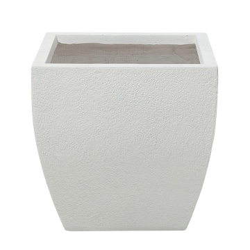 Beliani Beli kvadratni cvetlični lonec 39x39x38 cm ORICOS