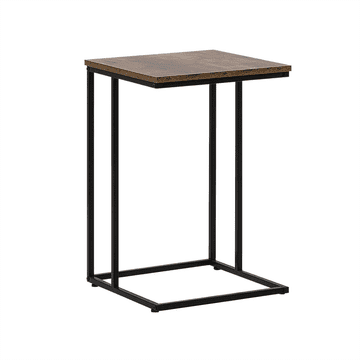 Beliani Miza za kavo iz temnega lesa TROY