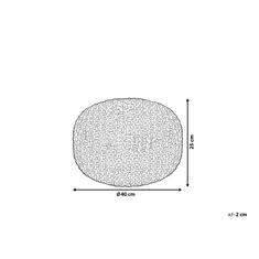 Beliani Bakreni puf 40X25 cm CONRAD