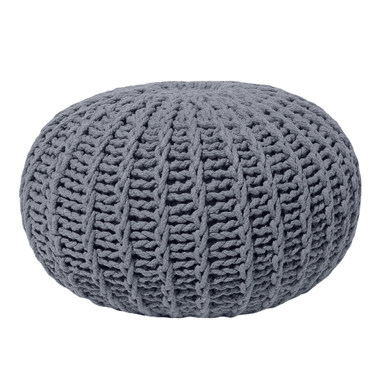 Beliani Temno siva sedežna blazina 50x35 cm CONRAD II