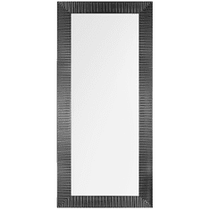 Beliani Stensko ogledalo 50 x 130 cm črno DRAVEIL