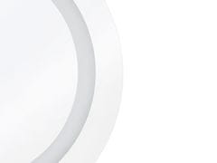 Beliani Stensko ogledalo LED srebrno ø 58 cm SELUNE