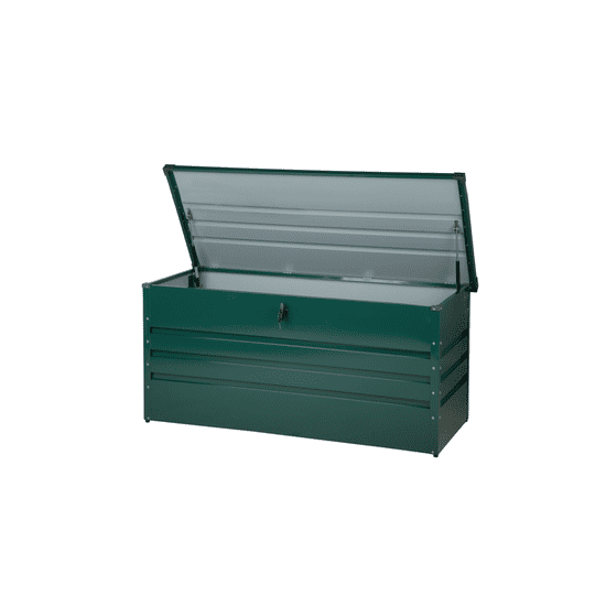 Beliani Škatla za shranjevanje, temno zelena, 130 x 62 cm, 400L CEBROSA