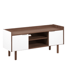 Beliani Bela TV omarica iz temnega lesa MADERA