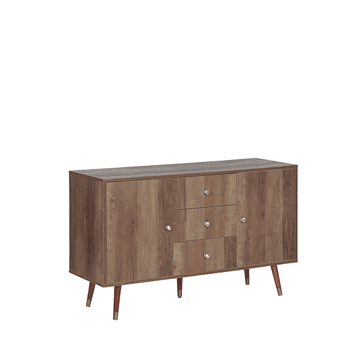 Beliani Komoda iz svetlega lesa ULIKA