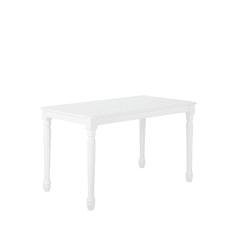 Beliani Jedilna miza bela 120 x 75 CARY