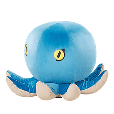 Beliani Živalski žametni stolček modre barve OCTOPUS