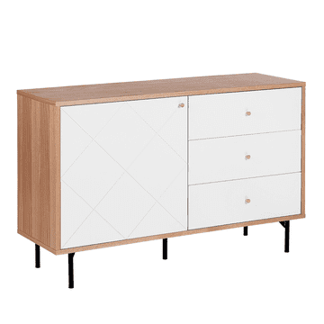 Beliani Belo-rjava komoda PALMER