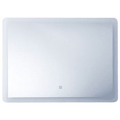 Beliani Kopalniško ogledalo z LED osvetlitvijo pravokotno 60 x 80 cm CORROY