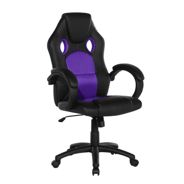 Beliani Vijolični pisarniški in računalniški stol REST