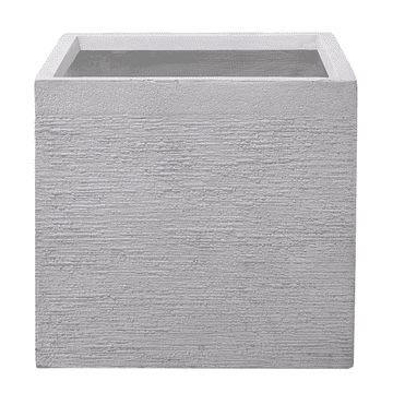 Beliani Beli kvadratni cvetlični lonec 50x50x46 cm PAROS