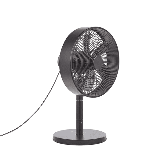 Beliani Namizni ventilator 59 cm črn HIŠA