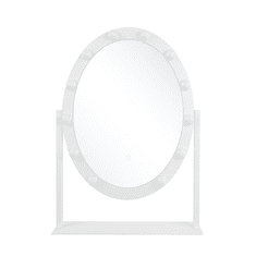 Beliani LED ogledalo 50 x 60 cm belo ROSTRENEN