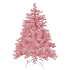 Beliani Božično drevo 120 cm roza FARNHAM