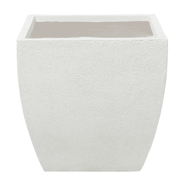 Beliani Beli kvadratni cvetlični lonec 46x46x44 cm ORICOS