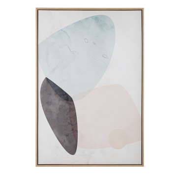 Beliani Uokvirjena slika na platnu večbarvna CELLETTA 63 x 93 cm