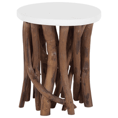 Beliani Bela kavna mizica v obliki veje HOUMA